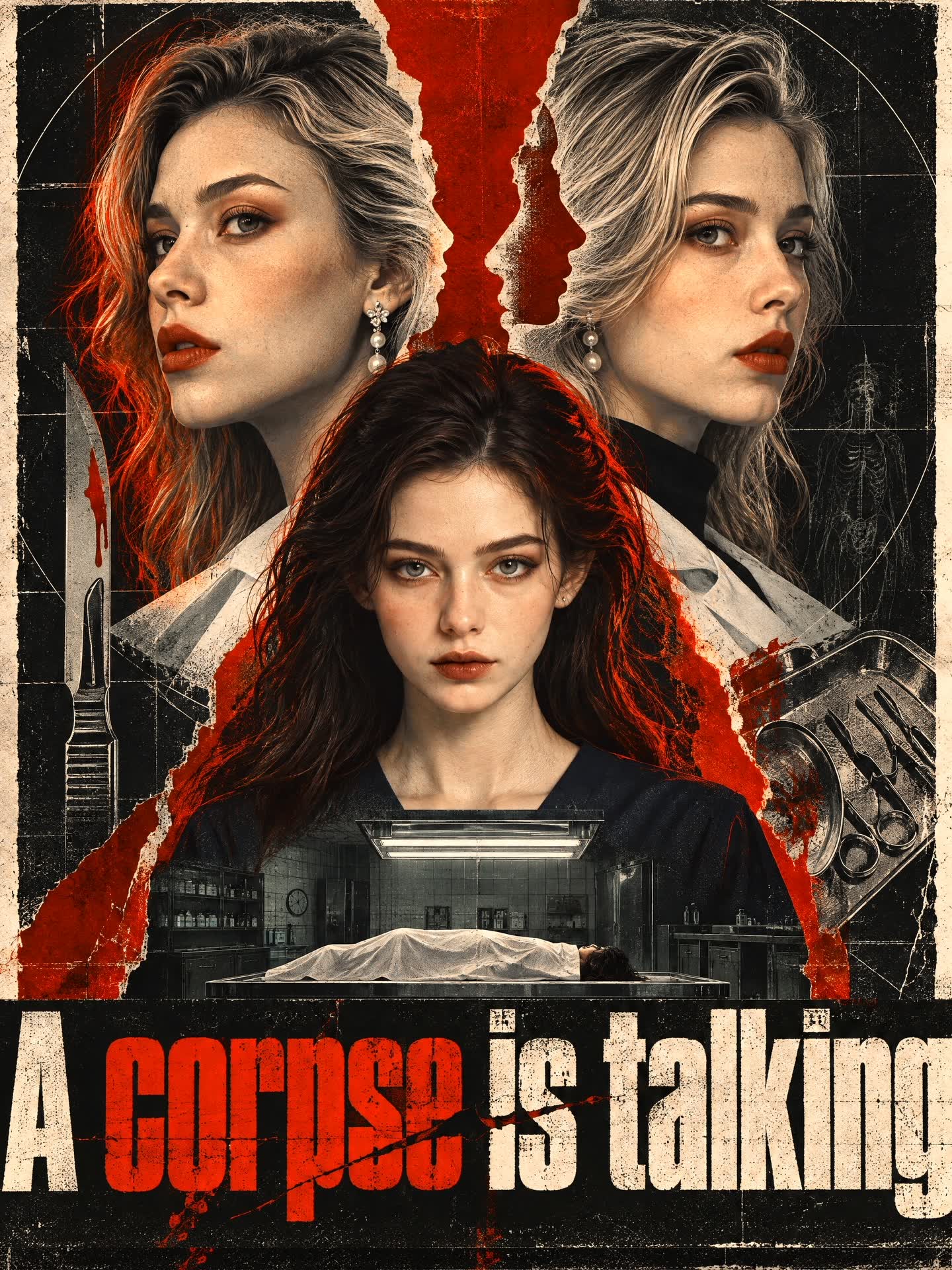 A corpse is talking